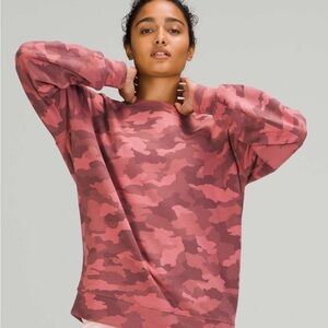 Lululemon Athletica Pink Camo Crewneck
